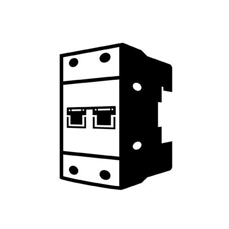 Circuit Breaker Icon, Overload, Short Circuit Protector Switch Vector Art Illustration